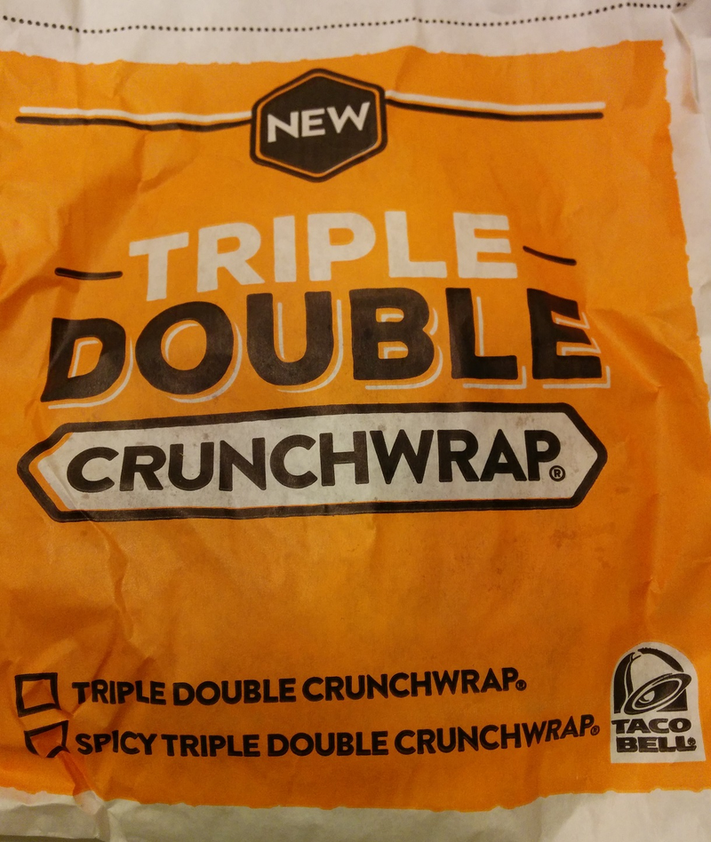 Illustration for article titled SnackTAYku: Taco Bell's Triple Double Crunchwrap Is 2 or 3 Times As Good As the Regular Kind